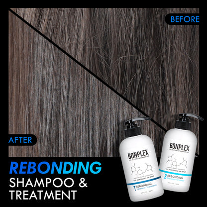 Bonplex Rebonding Shampoo and Treatment Duo Pack before and after