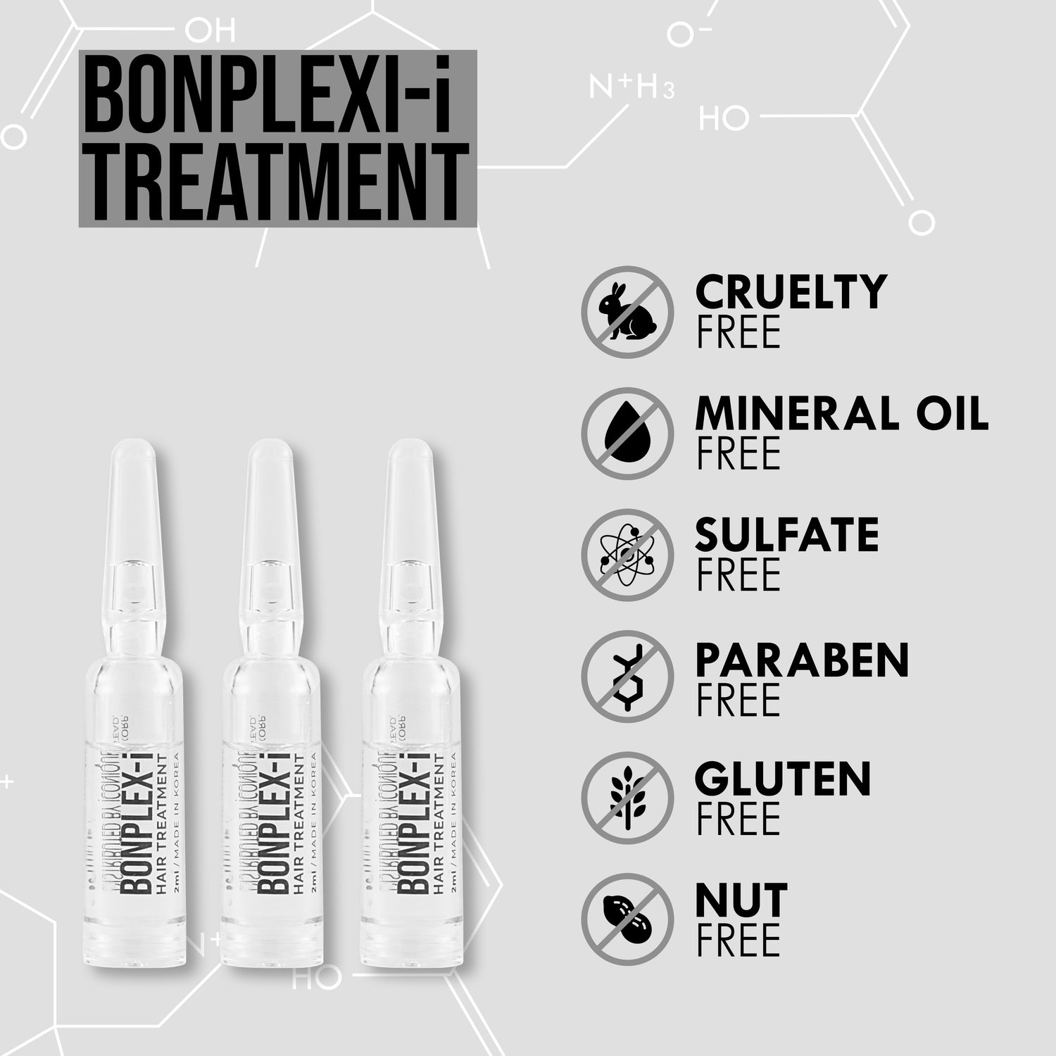 Bonplex-i ampoule treatment ingredients free