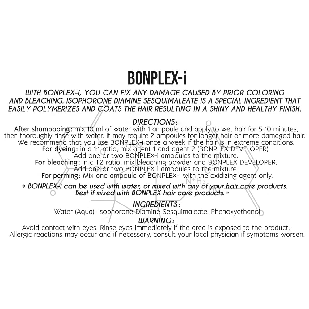 Bonplex-i Ampoule Treatment instructions