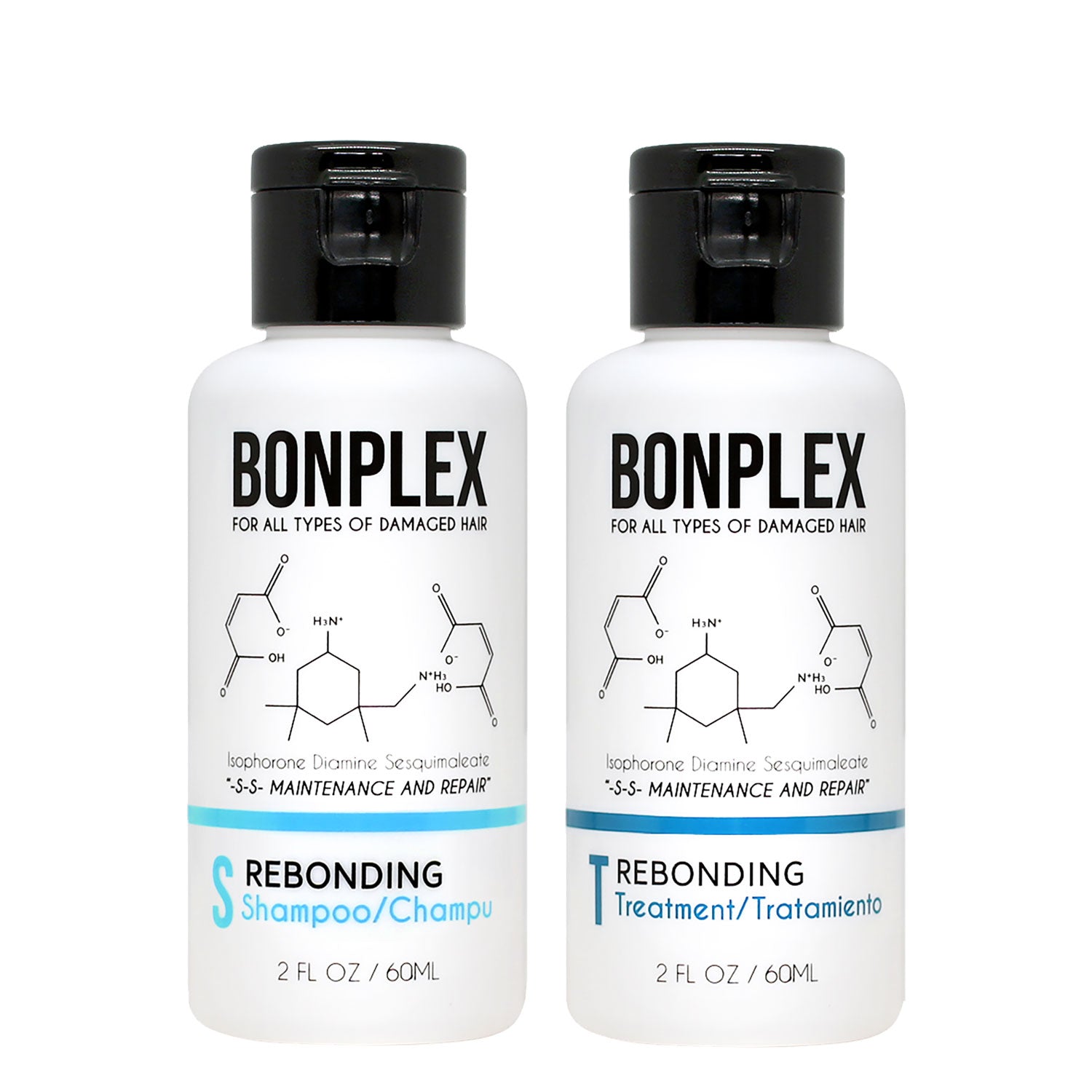 Bonplex Rebonding Shampoo and Treatment Duo Pack 2oz