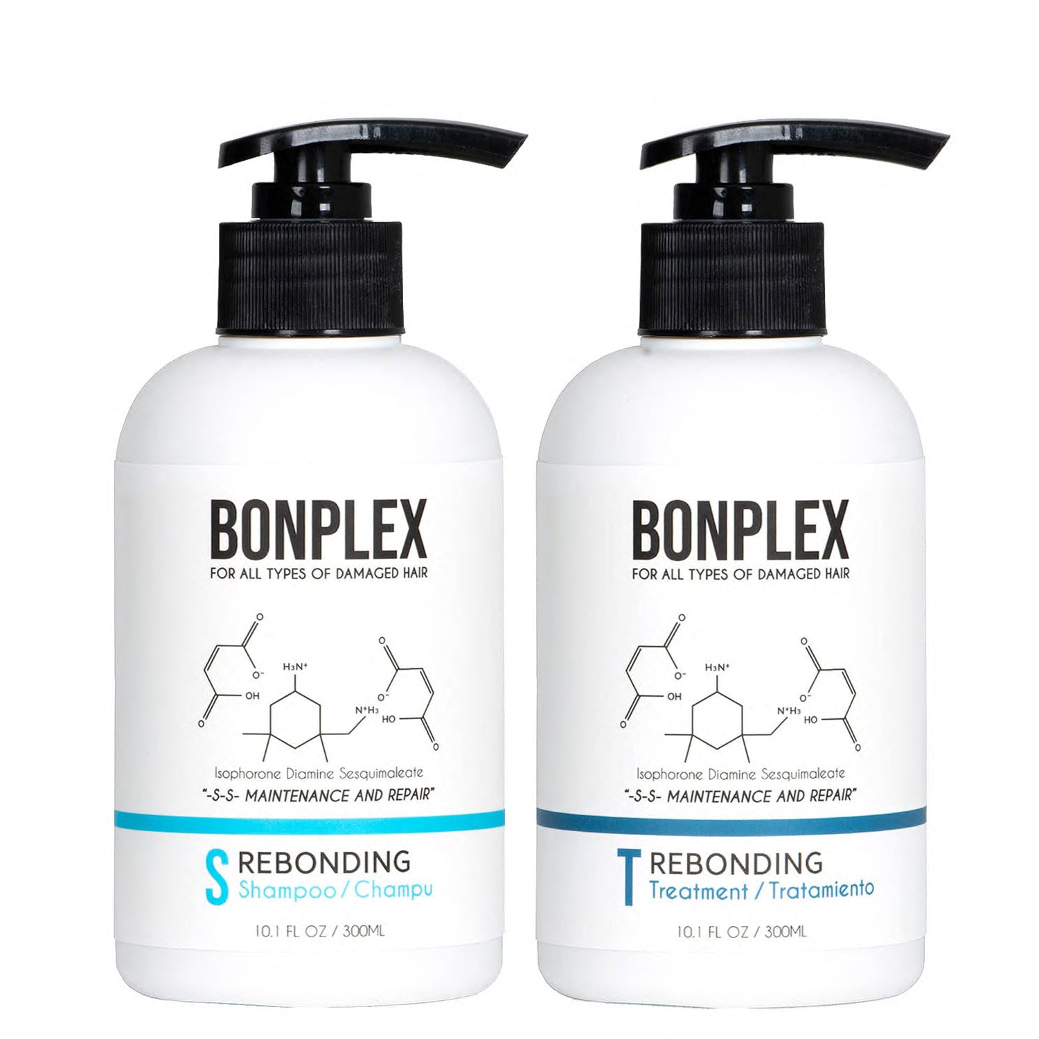Bonplex Rebonding Shampoo and Treatment Duo Pack 10oz